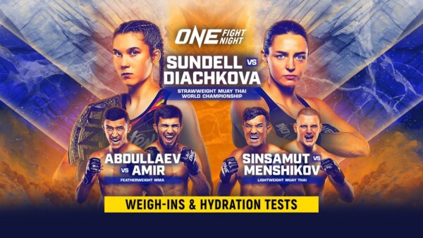 ONE Fight Night 22 | Weigh Ins & Hydration Tests