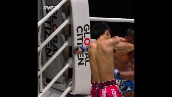 WHAT A COMEBACK  Petnakian rallies for a second round KO!