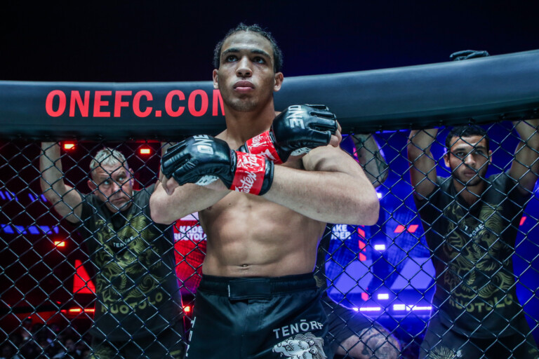 Kade Ruotolo getting prepared for war at ONE 167.