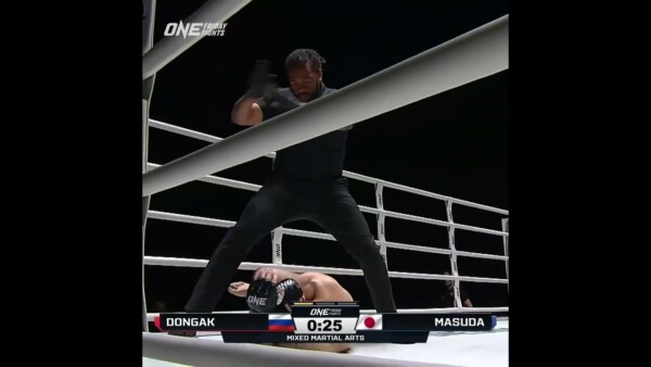Coming in HOT  Torepchi Dongak starts ONE Friday Fights 66 with a first round TKO!