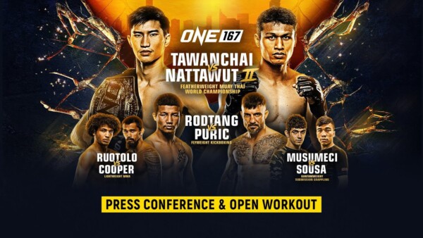 [Live In HD] ONE 167 | Official Press Conference & Open Workout