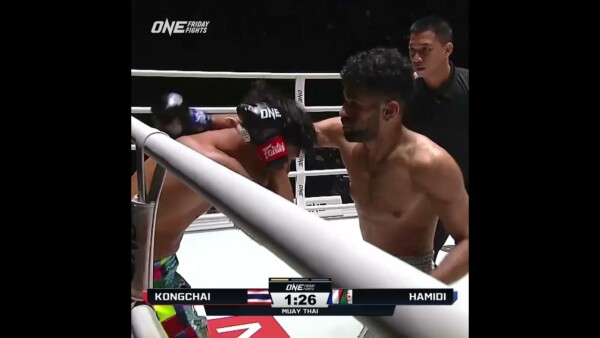 Main event MADNESS  Akram Hamidi closes the show with a first round finish of Kongchai!