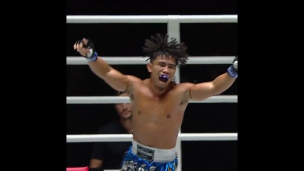 OUT COLD  Suriyanlek avenges his loss to Pompet with a first round KO!