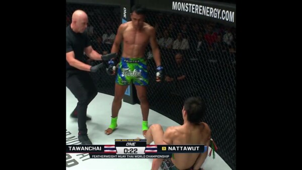 Swept Tawanchai off his feet  #ONE167