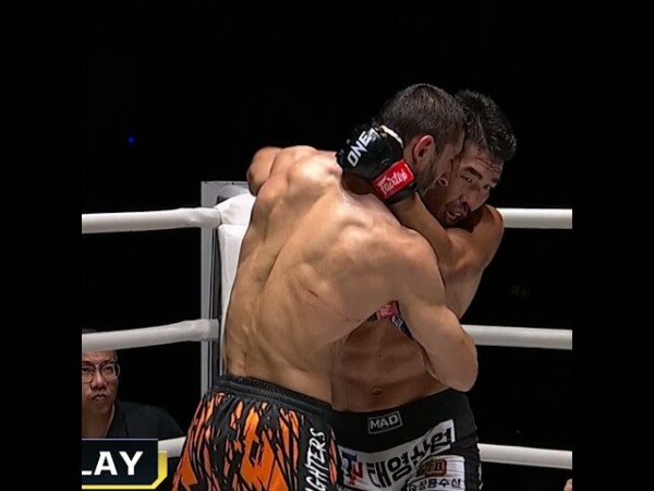 Alibeg Rasulov takes Ok Rae Yoon to ELBOW CITY