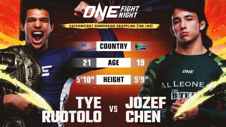 BJJ Phenoms Collide! Tye Ruotolo vs. Jozef Chen | Full Fight - ONE