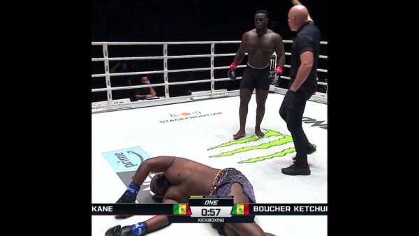 CLOBBERIN’ TIME  “Reug Reug” bludgeons Boucher Ketchup in the opening frame!