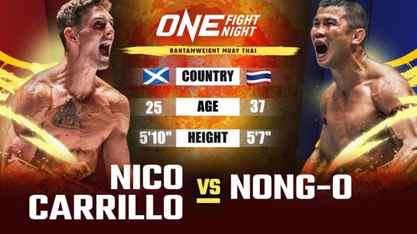 Phenom vs. Legend  Nico Carrillo vs. Nong O | Muay Thai Full Fight