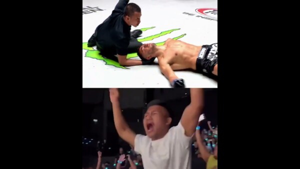 Pumped up  Rodtang couldn't contain his excitement after this Superbon head kick knockout!