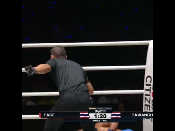 BODIED ‍ Face stops Tawanchai in the first round!