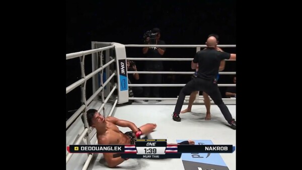 NO DOUBT  Nakrob drops Dedduanglek in their rematch and earns his fifth straight win!
