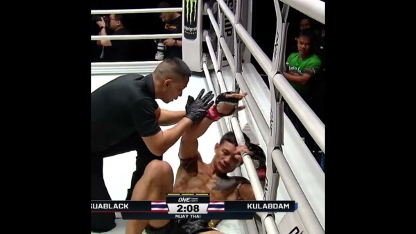 LIGHTS OUT  Kulabdam’s trademark “Left Meteorite” shuts down Suablack!