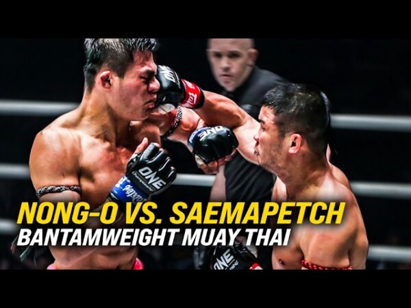 ONE Of The Craziest Muay Thai Battles Ever  Nong O vs. Saemapetch