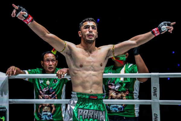 Parham Gheirati all smiles ahead of his clash against George Mouzakitis at ONE Friday Fights 84.