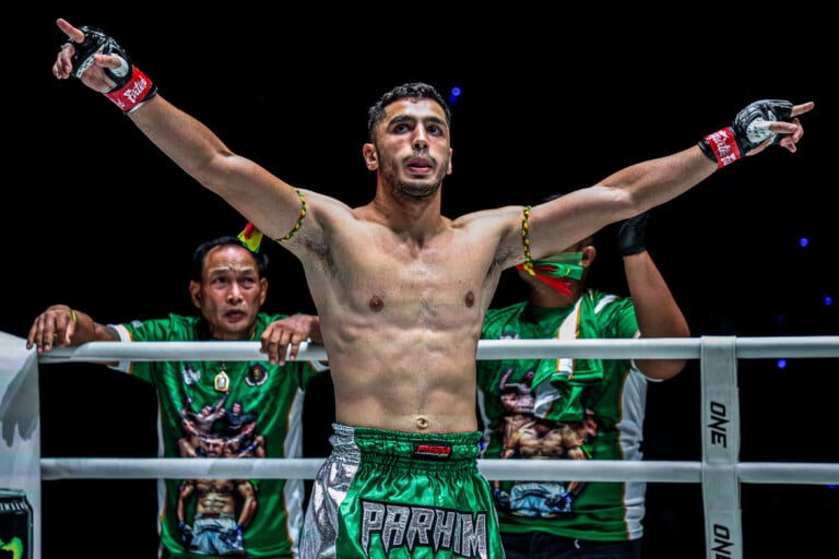 Parham Gheirati all smiles ahead of his clash against George Mouzakitis at ONE Friday Fights 84.
