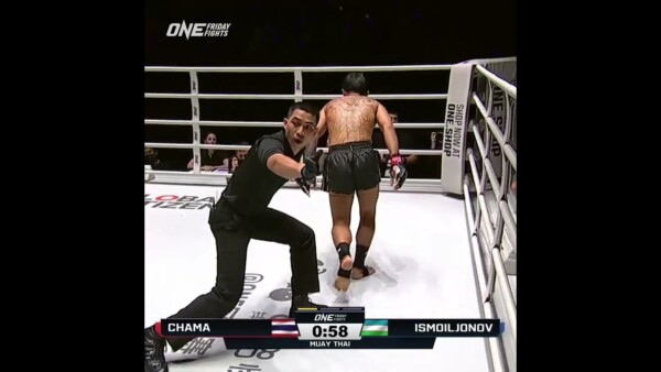 BLOW FOR BLOW  Uzair Ismoiljonov and Chama score two knockdowns each!