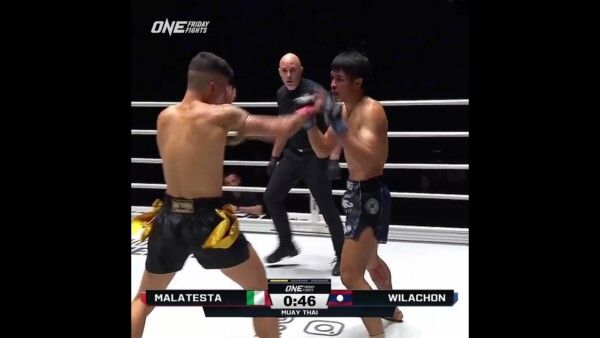 FOUR knockdowns in ONE round  Alessio Malatesta stops Wilachon after a wild brawl!
