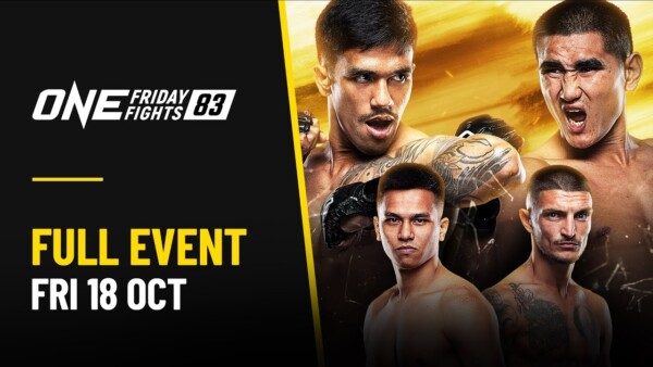 [Live In HD] ONE Friday Fights 83: Panrit vs. Superball