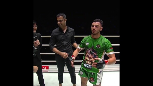 Welcome to ONE  Parham Gheirati earns a six figure contract from Chatri Sityodtong!