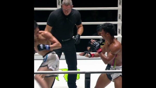 Yuki Kasahara’s spin is ON TARGET  #ONEFridayFights84