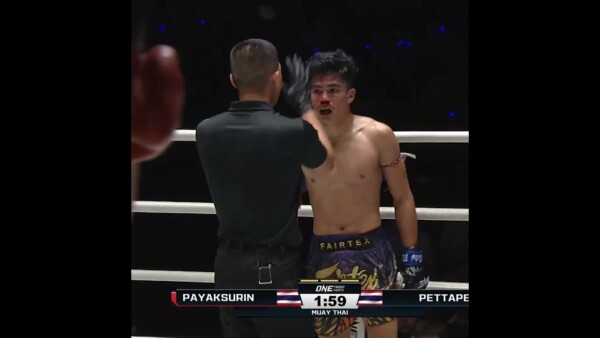 Finish STRONG  PayakSurin steamrolls Pettapee in Round 3 for an epic TKO win!