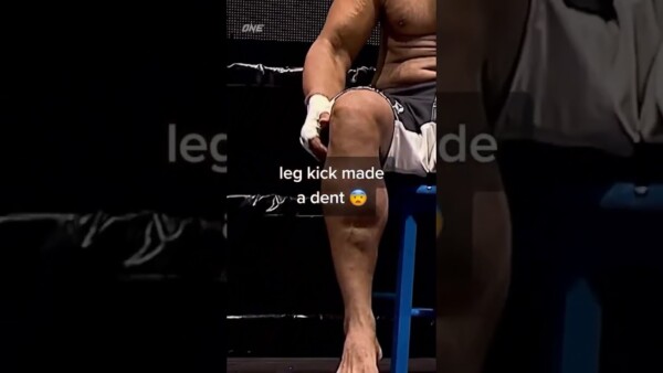 Flashback to ONE Warrior Series ⏪ This nasty leg kick can’t be UNSEEN