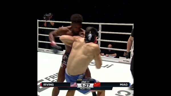 Kendu Irving CRACKED Miao Aoqi with this elbow