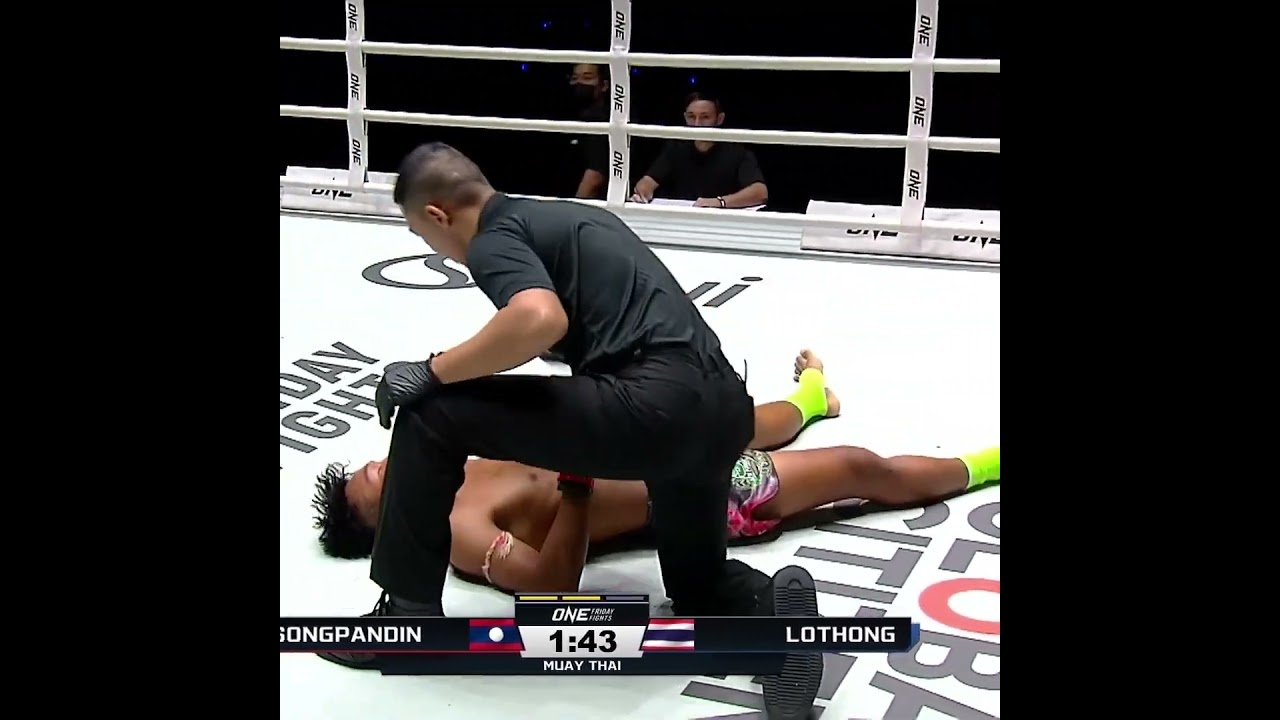ON THE MONEY  Lothong flattens Songpandin for the KO and bonus in his ONE debut!