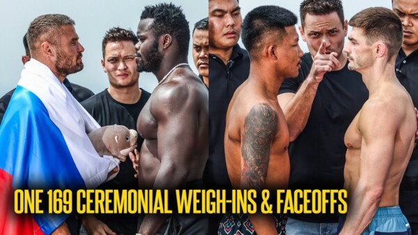 ONE 169: Malykhin vs. Reug Reug | Ceremonial Weigh Ins & Faceoffs Highlights