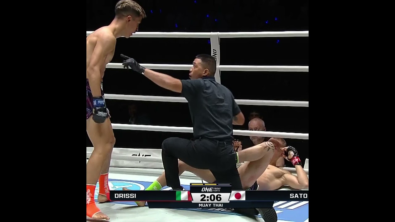 OUT OF NOWHERE  Tomoki Sato springs a comeback KO on Omar Drissi in our opening bout!