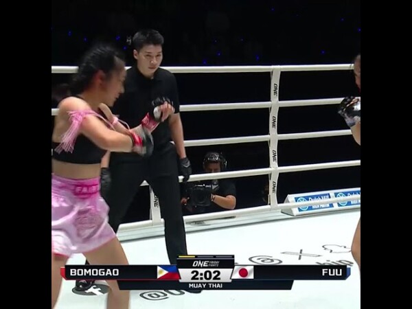 Side kick to the FACE from Islay Erika Bomogao