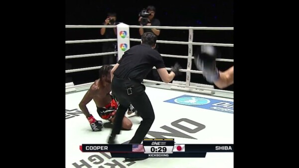 STELLAR DEBUT  Kojiro Shiba scores a head kick KO in the final minute!