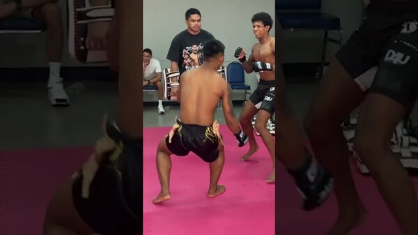 “The Iron Man” warms up with Adriano Moraes