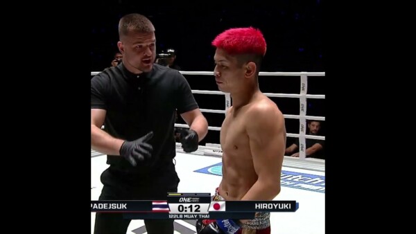 Go to SLEEP  Padejsuk flattens Hiroyuki for a highlight reel KO! #ONEFridayFights91