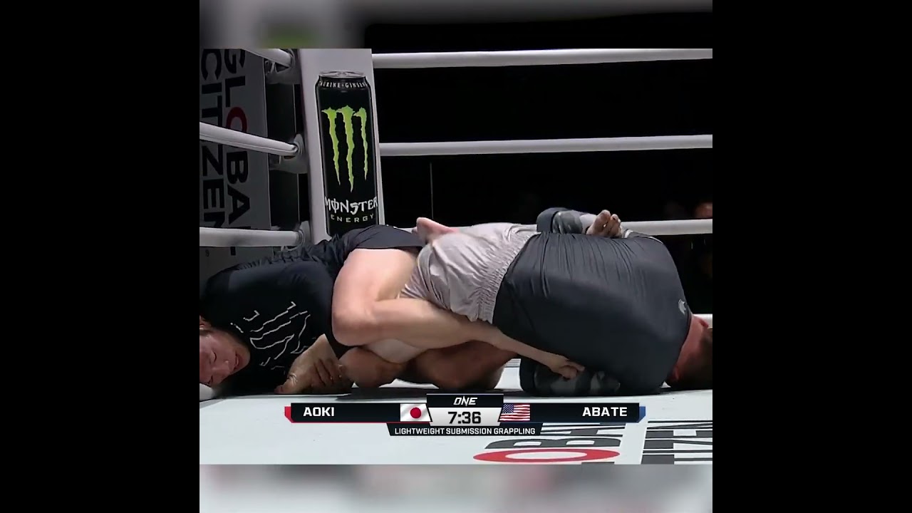 "ICE" COLE  20 year old phenom Cole Abate heel hooks Shinya Aoki in his ONE debut!