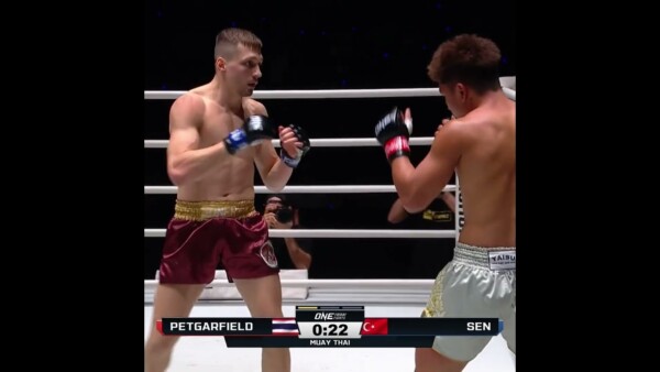 Looking SHARP  Soner Sen dominates Petgarfield en route to a first round TKO!