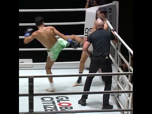 Things got HEATED at the end of Jonathan Di Bella’s kickboxing duel with Rui Botelho ⚔️