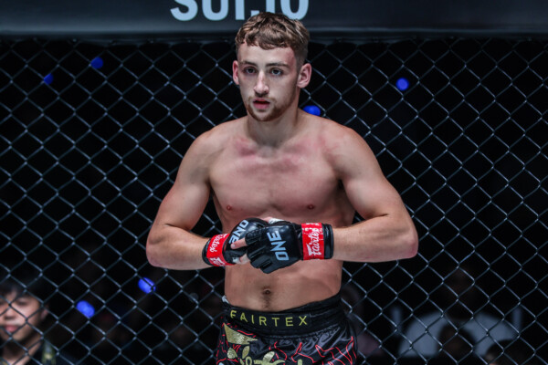 Muay Thai fighter Freddie Haggerty stands in the Circle