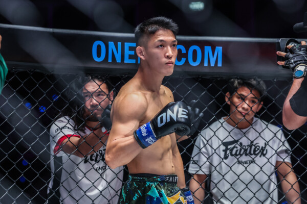 Japanese kickboxer Masaaki Noiri stands in the Circle