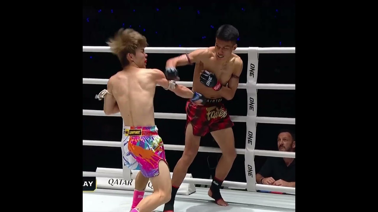 DELAYED REACTION  Haruyuki Tanitsu moves to 3 0 in ONE Friday Fights with a wicked body shot KO!