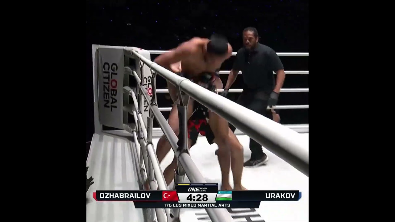 SLAM CITY  Dzhabir Dzhabrailov ragdolls Khusan Urakov for a 47 second knockout!
