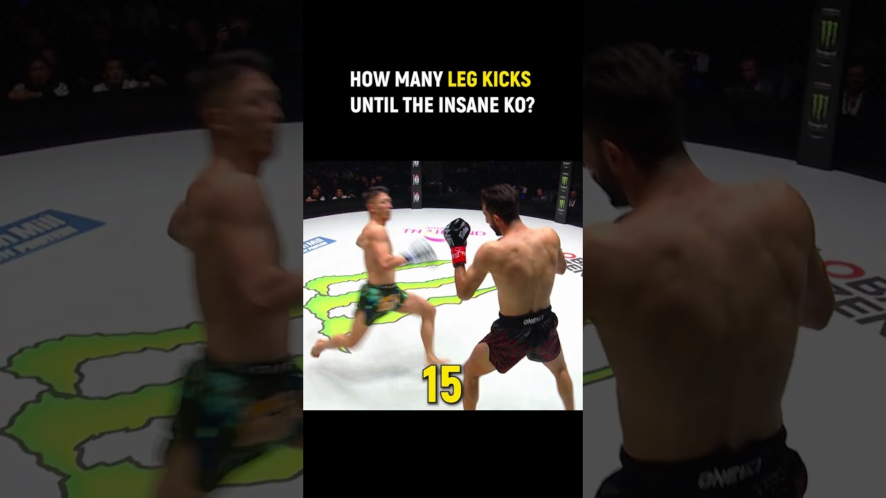 Chopping kicks from Masaaki Noiri!