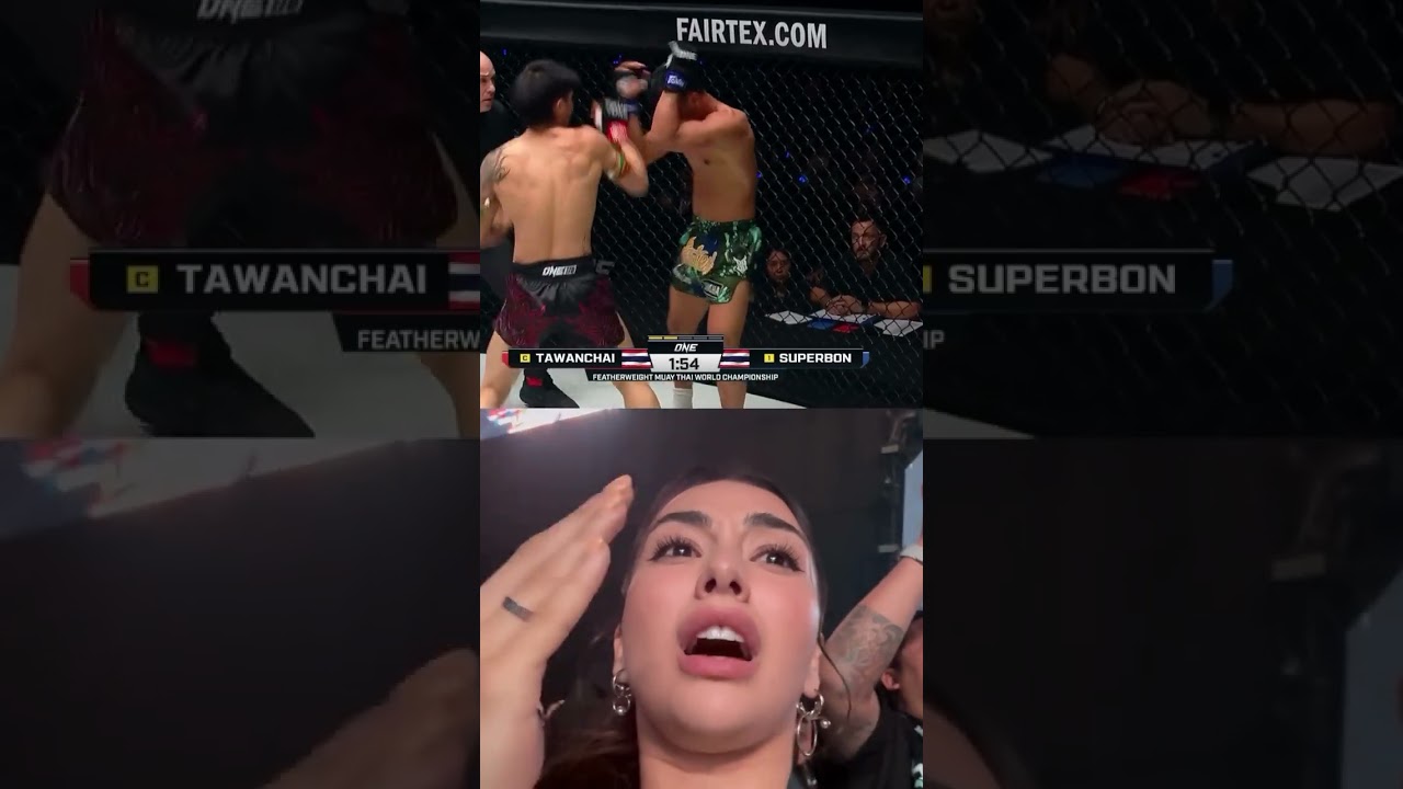 Dua Shkara was feeling every moment of Tawanchai vs. Superbon!