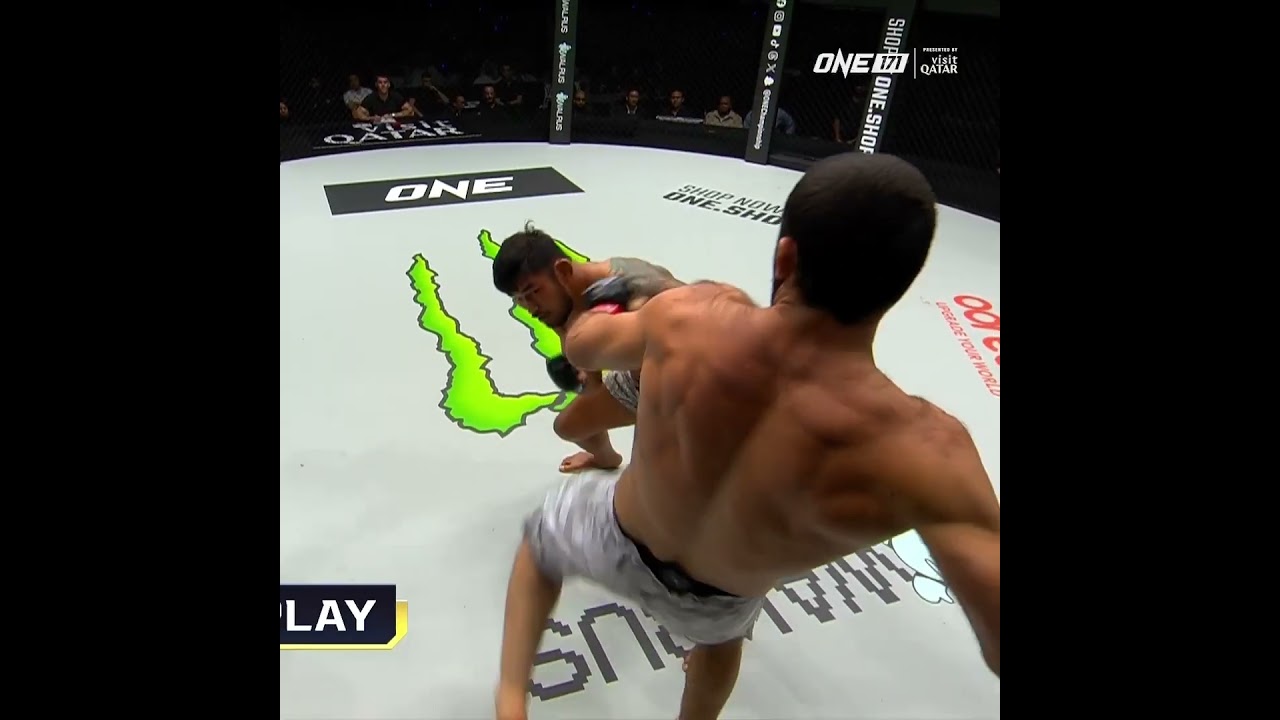 HEAD KICK KO  Shamil Erdogan stops Aung La N Sang just 28 SECONDS into their rematch!