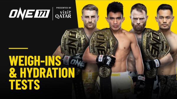 [Live In HD] ONE 171: Qatar | Weigh Ins & Hydration Tests