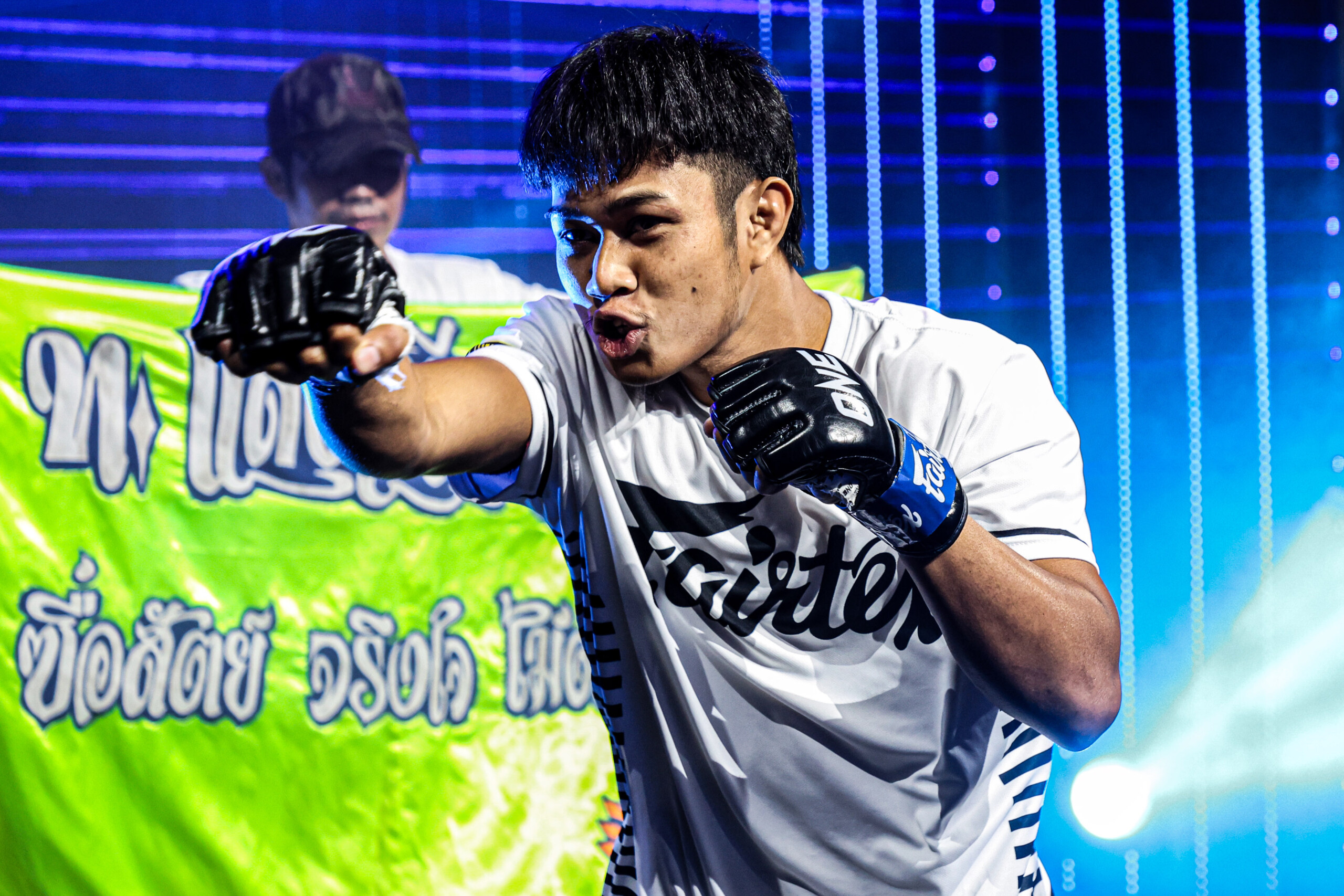 Kongchai Chanaidonmueang arrives for his clash against Chartpayak Saksatoon at ONE Friday Fights 98.