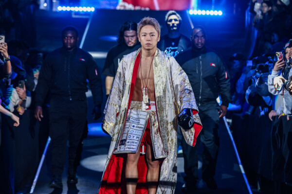 Japanese kickboxing star Takeru Segawa makes his entrance