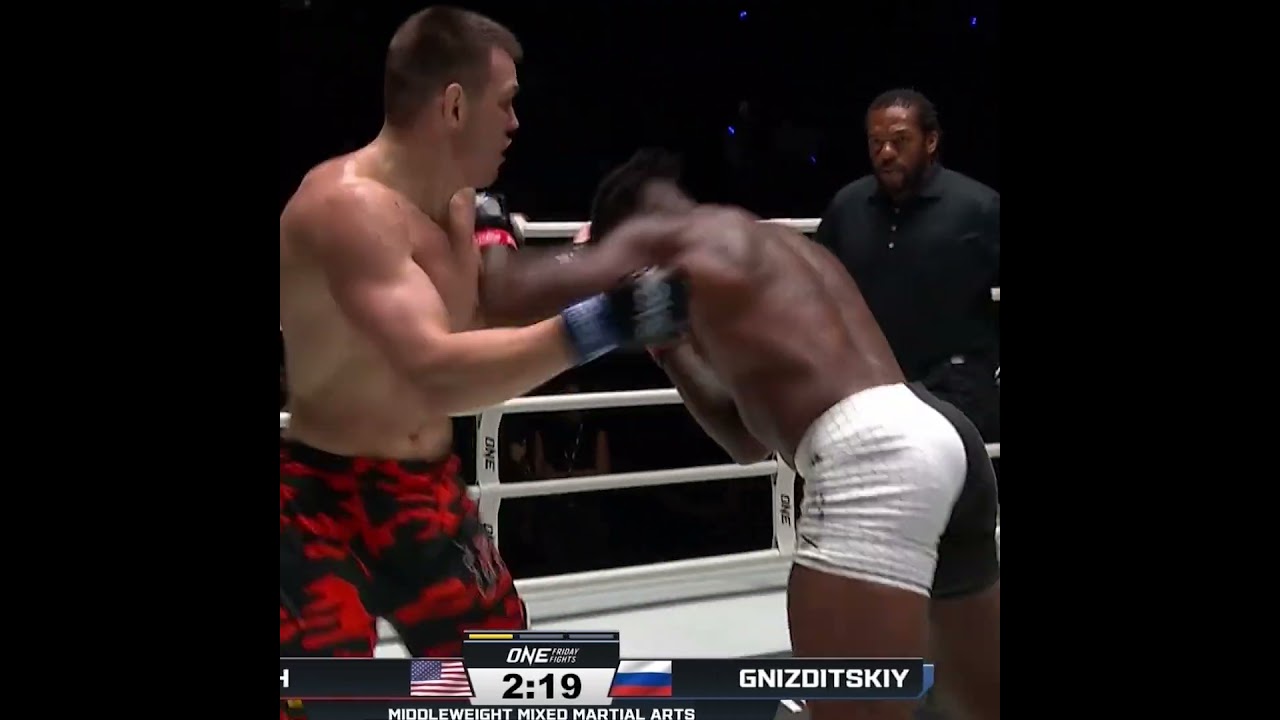 Done in ONE  Ivan Gnizditskiy debuts with a dominant first round TKO!