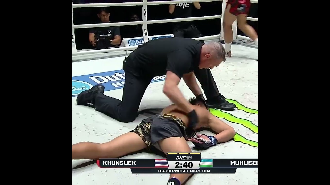 FACEPLANT  Khunsuek starches G'Anijonov Muhlisbek for a highlight reel KO!