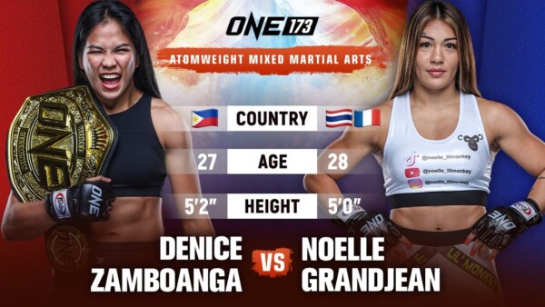 Hard Fought Women’s MMA Brawl  Denice Zamboanga vs. Noelle Grandjean